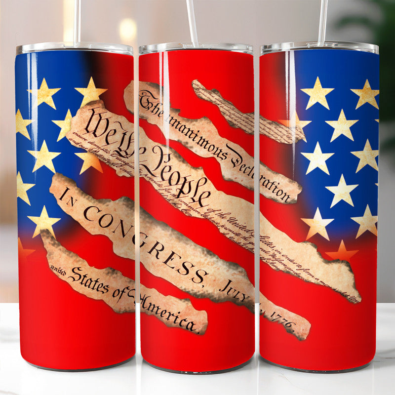 We The People - 20oz Skinny Tumbler