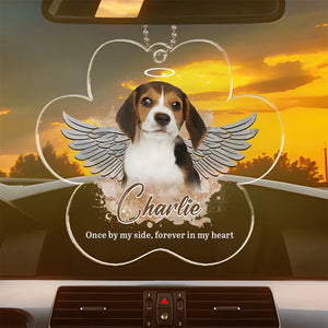 Custom Photo Your Memory Will Forever Brighten Our Days - Memorial Personalized Custom Car Ornament - Acrylic Custom Shaped - Sympathy Gift For Pet Owners, Pet Lovers