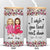 True Friends Are Great Riches - Bestie Personalized Custom Glass Cup, Iced Coffee Cup - Gift For Best Friends, BFF, Sisters