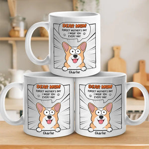 Pets Are Such Agreeable Friends - Dog & Cat Personalized Custom Mug - Mother's Day, Gift For Pet Owners, Pet Lovers