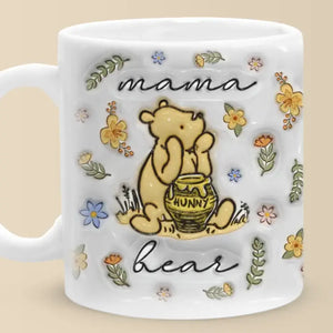 Motherhood Has A Very Humanizing Effect - Family Personalized Custom 3D Inflated Effect Printed Mug - Mother's Day, Gift For Mom, Grandma