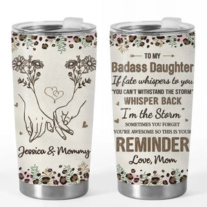 You Can Withstand The Storm - Family Personalized Custom Tumbler - Mother's Day, Gift For Mom, Daughter