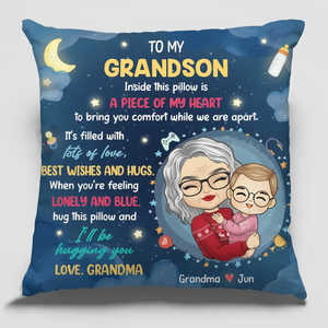 Thank You For Your Endless Love And Lessons - Family Personalized Custom Pillow - Gift From Grandma