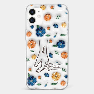 Best Mom Ever Ever - Family Personalized Custom 3D Inflated Effect Printed Clear Phone Case - Mother's Day, Gift For Mom, Grandma