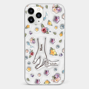 Best Mommy Ever Ever - Family Personalized Custom 3D Inflated Effect Printed Clear Phone Case - Mother's Day, Gift For Mom, Grandma