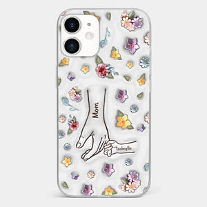 Best Mommy Ever Ever - Family Personalized Custom 3D Inflated Effect Printed Clear Phone Case - Mother's Day, Gift For Mom, Grandma