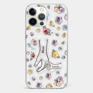 Best Mommy Ever Ever - Family Personalized Custom 3D Inflated Effect Printed Clear Phone Case - Mother's Day, Gift For Mom, Grandma