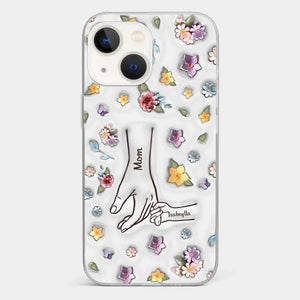 Best Mommy Ever Ever - Family Personalized Custom 3D Inflated Effect Printed Clear Phone Case - Mother's Day, Gift For Mom, Grandma