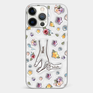 Best Mommy Ever Ever - Family Personalized Custom 3D Inflated Effect Printed Clear Phone Case - Mother's Day, Gift For Mom, Grandma