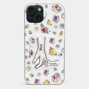 Best Mommy Ever Ever - Family Personalized Custom 3D Inflated Effect Printed Clear Phone Case - Mother's Day, Gift For Mom, Grandma