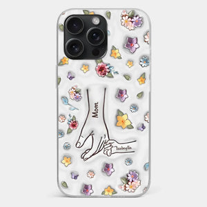 Best Mommy Ever Ever - Family Personalized Custom 3D Inflated Effect Printed Clear Phone Case - Mother's Day, Gift For Mom, Grandma