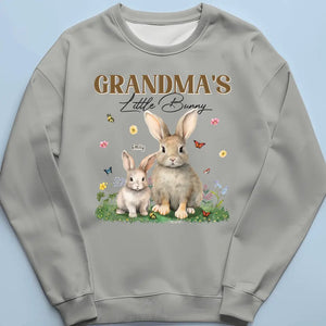 Grandma's Little Bunny - Family Personalized Custom Unisex T-shirt, Hoodie, Sweatshirt - Mother's Day, Gift For Mom, Grandma