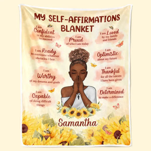 My Daily Life - Family Personalized Custom Blanket - Gift For Family Members