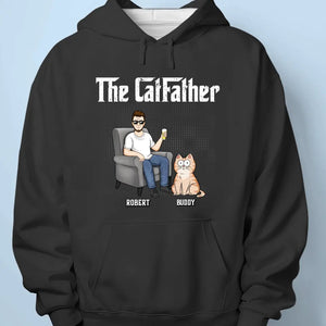 The Cat Father - Cat Personalized Custom Unisex T-shirt, Hoodie, Sweatshirt - Father's Day, Gift For Pet Owners, Pet Lovers