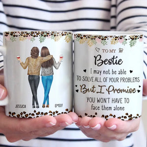 To My Bestie I Love You - Bestie Personalized Custom Mug - Gift For Best Friends, BFF, Sisters