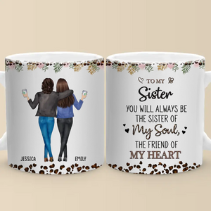 To My Bestie I Love You - Bestie Personalized Custom Mug - Gift For Best Friends, BFF, Sisters