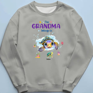 This Grandma Belongs To Us - Family Personalized Custom Unisex T-shirt, Hoodie, Sweatshirt - Mother's Day, Birthday Gift For Grandma, Mom