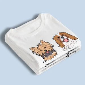 Happiness Is A Warm Puppy - Dog Personalized Custom Unisex T-shirt, Hoodie, Sweatshirt - Gift For Pet Owners, Pet Lovers