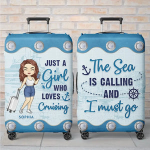 Life Is Better On A Cruise - Travel Personalized Custom Luggage Cover - Holiday Vacation Gift, Gift For Adventure Travel Lovers