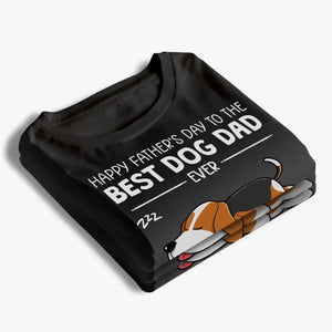 Cheers To The Best Dog Dad- Dog Personalized Custom Unisex T-shirt, Hoodie, Sweatshirt - Father's Day, Gift For Pet Owners, Pet Lovers