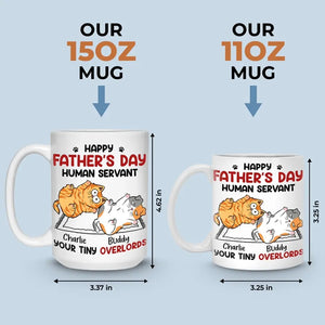 All You Need Is Love And A Cat - Cat Personalized Custom Mug - Father's Day, Gift For Pet Owners, Pet Lovers