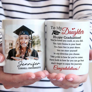 Custom Photo I Always Believed In You - Family Personalized Custom Mug - Graduation Gift For Family Members, Siblings, Brothers, Sisters