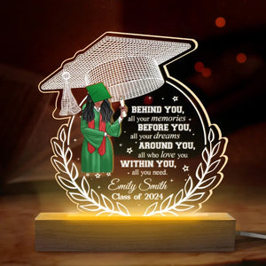 If You Dream It, You Can Do It - Family Personalized Custom Shaped 3D LED Light - Graduation Gift For Family Members, Siblings, Brothers, Sisters