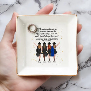 Be The Best Of Whatever You Are - Bestie Personalized Custom Jewelry Dish - Graduation Gift For Best Friends, BFF, Sisters