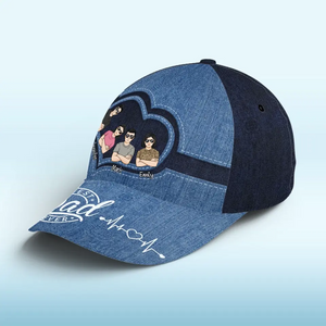 Best Papa Ever - Family Personalized Custom Hat, All Over Print Classic Cap - Father's Day, Gift For Dad, Grandpa