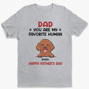 Thanks To Him, I Could See A Future - Dog & Cat Personalized Custom Unisex T-shirt, Hoodie, Sweatshirt - Father's Day, Gift For Pet Owners, Pet Lovers