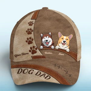 Morning Without You Is A Dwindled Dawn - Dog Personalized Custom Hat, All Over Print Classic Cap - Father's Day, Gift For Pet Owners, Pet Lovers