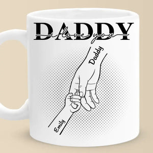 Thank You Dad For All The Patience You Have Shown Me - Family Personalized Custom Mug - Father's Day, Gift For Dad, Grandpa