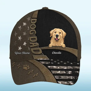 Dogs Serve Us In Return For Scraps - Dog Personalized Custom Hat, All Over Print Classic Cap - Father's Day, Gift For Pet Owners, Pet Lovers