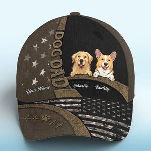 Dogs Serve Us In Return For Scraps - Dog Personalized Custom Hat, All Over Print Classic Cap - Father's Day, Gift For Pet Owners, Pet Lovers