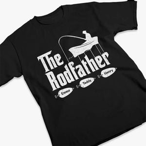 The Rodfather - Family Personalized Custom Unisex T-shirt, Hoodie, Sweatshirt - Father's Day, Gift For Dad