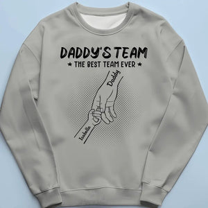 The Best Team Ever - Family Personalized Custom Unisex T-shirt, Hoodie, Sweatshirt - Father's Day, Gift For Dad, Grandpa