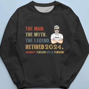 The Myth, The Legend - Personalized Custom Unisex T-shirt, Hoodie, Sweatshirt - Appreciation, Retirement Gift For Coworkers, Work Friends, Colleagues