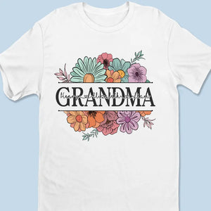 We Are Born Of Love, Love Is Our Grandma - Family Personalized Custom Unisex T-shirt, Hoodie, Sweatshirt - Mother's Day, Gift For Mom, Grandma