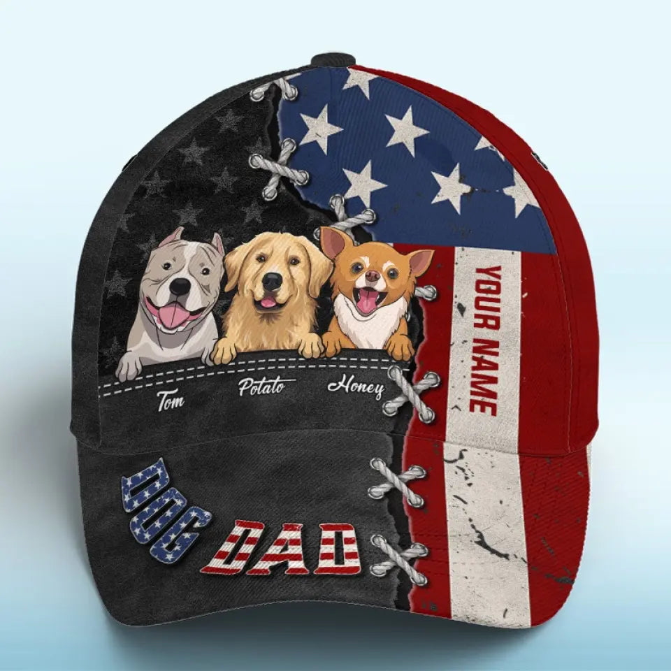 Dogs Just Need You & Love, That’s All - Dog Personalized Custom Hat, All Over Print Classic Cap - Father's Day, Gift For Pet Owners, Pet Lovers