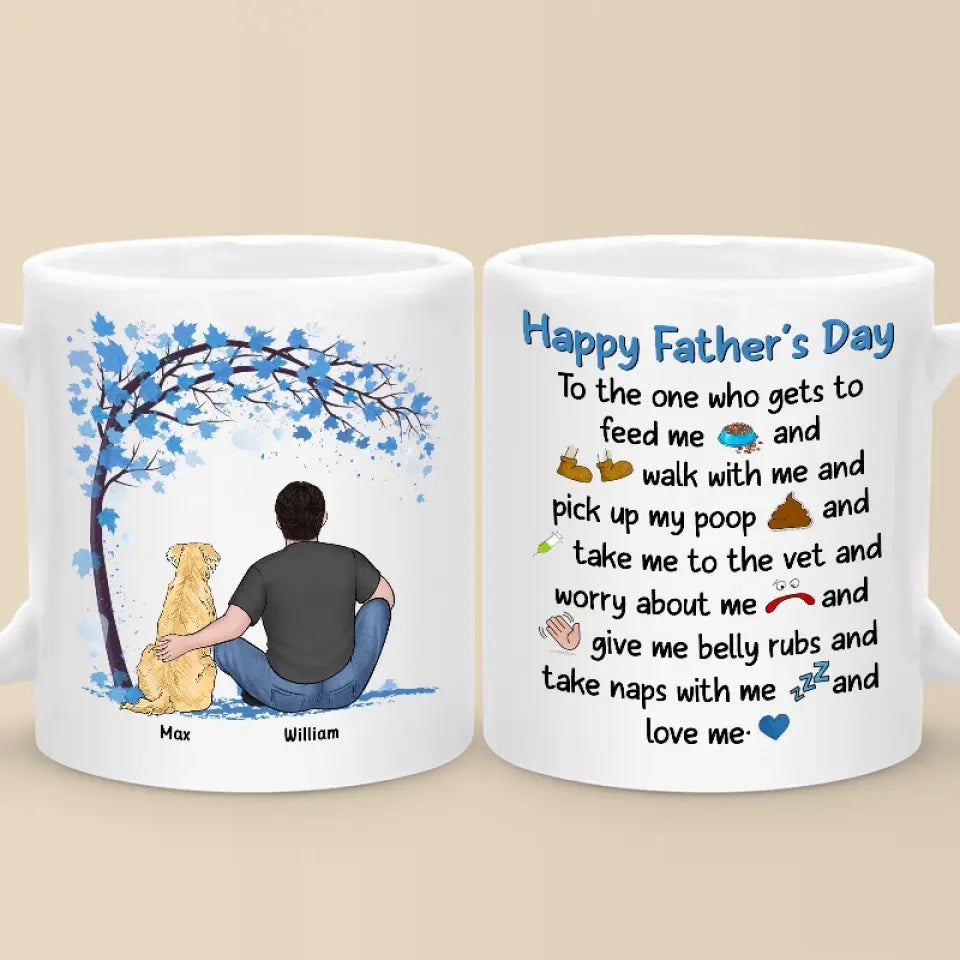 A Bond That Can't Be Broken - Dog Personalized Custom Mug - Father's Day, Gift For Pet Owners, Pet Lovers