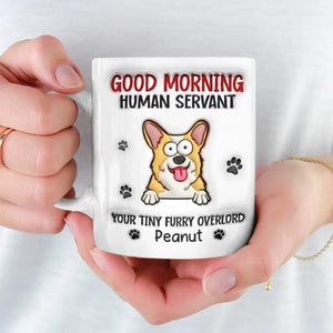 Life Is Better With A Furry Friend - Dog & Cat Personalized Custom 3D Inflated Effect Printed Mug - Gift For Pet Owners, Pet Lovers