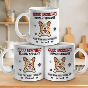 Life Is Better With A Furry Friend - Dog & Cat Personalized Custom 3D Inflated Effect Printed Mug - Gift For Pet Owners, Pet Lovers