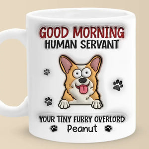 Life Is Better With A Furry Friend - Dog & Cat Personalized Custom 3D Inflated Effect Printed Mug - Gift For Pet Owners, Pet Lovers