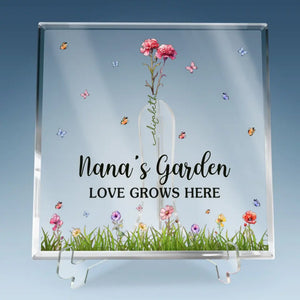 You And Roses Are Much The Same - Family Personalized Custom Square Shaped Acrylic Plaque - Gift For Mom, Grandma