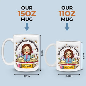 Thank You For Being A Part Of Our Journey - Teacher Personalized Custom 3D Inflated Effect Printed Mug - Gift For Teacher