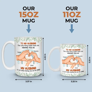 Thank You For Showing Your Love To Us - Couple Personalized Custom Mug - Gift For Husband Wife, Anniversary