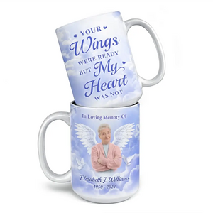 Custom Photo Not A Day Goes By That You Are Not Missed - Memorial Personalized Custom Mug - Sympathy Gift For Family Members