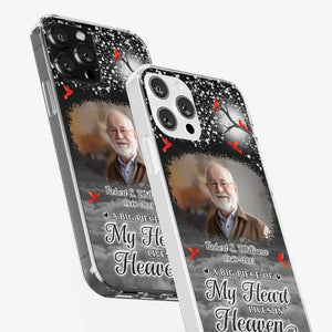 Custom Photo Your Love Will Always Be Here - Memorial Personalized Custom Clear Phone Case - Sympathy Gift For Family Members