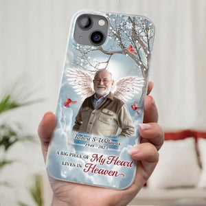 Custom Photo The Brave May Fall, But Never Yield - Memorial Personalized Custom Clear Phone Case - Sympathy Gift For Family Members