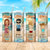 The Best Summer Vacation - Family Personalized Custom Skinny Tumbler - Summer Vacation Gift, Birthday Pool Party Gift For Family Members